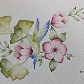 Mon projet du cours : Dessin et composition naturaliste à l’aquarelle. Traditional illustration, Drawing, Watercolor Painting, and Naturalistic Illustration project by sabmillotte - 05.14.2024
