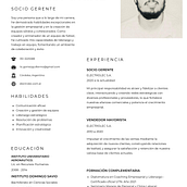 Mi proyecto del curso: Currículums para creativos: crea tu CV y carta de presentación. Management, and Productivit project by Belen Luna - 05.13.2024