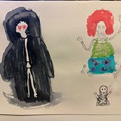 Mi proyecto del curso: Técnicas de ilustración para desbloquear tu creatividad. Design, Traditional illustration, Fine Arts, Painting, Creativit, Creating with Kids, and Sketchbook project by Johanna Gutierrez - 05.14.2024