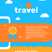 Projeto Travel. Motion Graphics, Animation, Instagram, Digital Design, and Social Media Design project by ericmaldine - 05.15.2024