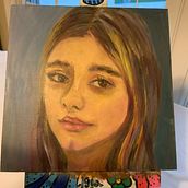 My project for course: Portrait Painting with Oil: Explore Light and Shade. Fine Arts, Painting, and Oil Painting project by bui74xx - 05.15.2024