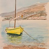 Mi proyecto del curso: Pintura en acuarela de paisajes marinos. Un projet de Peinture, Aquarelle et Illustration naturaliste de Mariana Pizzo - 16.05.2024
