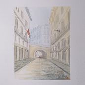 Il mio progetto del corso: Rappresentazione architettonica ad acquerello. Un progetto di Illustrazione tradizionale, Bozzetti, Disegno, Pittura ad acquerello, Illustrazione architettonica e Sketchbook di giuseppe_m - 16.05.2024