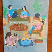 Mijn project van de cursus: Karaktercreatie vanuit observatietekeningen Ein Projekt aus dem Bereich Traditionelle Illustration, Design von Figuren, Zeichnung und Sketchbook von Julie Burez - 16.05.2024