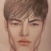 My project for course: Vibrant Portrait Drawing with Colored Pencils. Drawing, Portrait Drawing, Sketchbook, and Colored Pencil Drawing project by louisekfscanlon - 05.16.2024