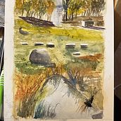 My project for course: Natural Landscapes in Watercolor. Artes plásticas, Pintura, e Pintura em aquarela projeto de Lucy Brewer - 24.04.2024