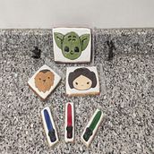 Star Wars Cookies Ein Projekt aus dem Bereich Design von Figuren von Angiie Aretia Ruíz - 04.05.2024