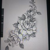 Mi proyecto del curso: Tatuaje botánico con puntillismo. Un proyecto de Ilustración tradicional, Diseño de tatuajes e Ilustración botánica de Oliver de Jesus Rodriguez - 15.05.2024