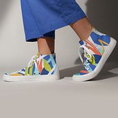 Summer Sneakers . Un projet de Conception de chaussures, Création de motifs et Impression textile de lekesova_i - 04.04.2024