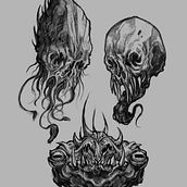 Los tres terrores. Un proyecto de Ilustración digital de Dosochenta - 18.05.2024