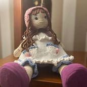 Mi proyecto del curso: Elaboración de muñecas amigurumi románticas. Arts, Crafts, To, Design, Fiber Arts, Crochet, Amigurumi, and Textile Design project by Rosa Fernandez Diaz - 05.18.2024
