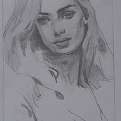 10 Drawings for fun #7. Pencil Drawing, Portrait Drawing, and Realistic Drawing project by Tomas Stefunko - 05.19.2024