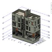 Mi proyecto de la universidad con lo aprendido del curso: Diseño y modelado arquitectónico 3D con Revit. Un progetto di 3D, Architettura, Architettura d'interni, Modellazione 3D, Architettura digitale e ArchVIZ di Marcelo Antonio Muñoz Arias - 17.05.2024