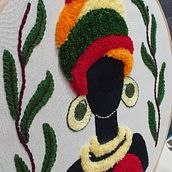 My project for course: Punch Needle Techniques for Home Decorations Ein Projekt aus dem Bereich Erweiterungsentwicklung, H, werk, Stickerei, Dekoration von Innenräumen, Weben, Punch needle und Textildesign von Moumita Guha - 20.05.2024