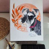 Mi proyecto del curso: Retratos expresivos de animales en acuarela. Un progetto di Illustrazione tradizionale, Pittura ad acquerello, Disegno realistico e Illustrazione naturalistica di Nathalia Freire Iturriaga - 18.05.2024