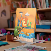 Néu em dias embaralhados. Un progetto di Illustrazione infantile, Collage, Design editoriale, Illustrazione digitale, Design digitale, Creatività con i bambini, Letteratura per bambini e ragazzi	 e Character design di Marcelo Cipullo - 10.05.2024
