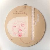 Most Ardently . Een project van Borduurwerk,  Artistieke tekening, Tekenen met kleurpotloden y  Beeldende kunst van Belén Saa - 20.12.2023