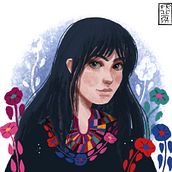 Mi proyecto del curso Ilustración de retratos animados con Photoshop. Un proyecto de Ilustración digital de Frida Miceli - 18.05.2024