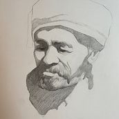 Mon projet du cours :  Principes de base du portrait au crayon. Fine Arts, Pencil Drawing, Drawing, Realistic Drawing, and Artistic Drawing project by mariednt - 05.21.2024