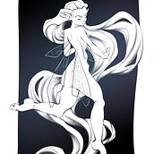 Fairy (proyecto personal). Un proyecto de Ilustración digital, Ilustración infantil, Ilustración editorial, Cómic, Dibujo anatómico y Dibujo digital de Noemí Ibáñez Alcaraz - 21.05.2024