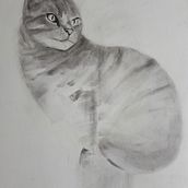Mijn project van de cursus: Expressief tekenen met houtskool. Fine Arts, Drawing, Portrait Drawing, and Naturalistic Illustration project by christa.dewitte1 - 05.21.2024