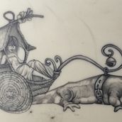 Mi proyecto del curso: Técnicas de tatuaje: sombreado con pepper shading. Traditional illustration, and Tattoo Design project by Itxill Osorio Gonsen - 05.21.2024