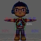 My project for course: Introduction to Rigging for Animation. Projekt z dziedziny  Animacja, Rigging i Animacje 3D użytkownika Daniel Buitrago Rodriguez - 21.05.2024