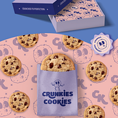 BRANDBOARD CRUNKIES COOKIES. Un progetto di Br, ing, Br, identit e Graphic design di psanbal - 21.05.2024