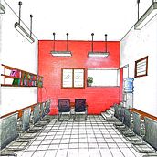 Mon projet du cours : Art de la perspective : appropriez-vous les espaces intérieurs . Een project van Traditionele illustratie, Architectuur,  Tekening y  Architecturale illustratie van krachristian2 - 10.05.2024