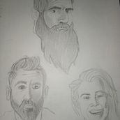 Mi proyecto del curso: Bocetos diarios para mejorar tus técnicas de dibujo . % Zehidy Hassell Barria tarafından hazırlanan Eskiz çizimi, Kalem Çizimi, Çizim, Portre Çizimi, Eskiz defteri, Ve Şekil Çizimi projesi - 05.23.2024