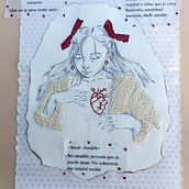 Mi proyecto del curso: Técnicas de bordado experimental sobre papel. Fine Arts, Collage, Embroider, and Textile Design project by metzgom - 05.23.2024