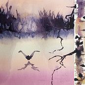 Mein Abschlussprojekt für den Kurs: Atmosphärische Landschaften in Aquarell. Fine Arts, Painting, and Watercolor Painting project by farbenrausch - 05.23.2024