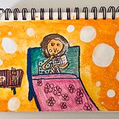 My project for course: Character Creation from Observational Drawings. Traditional illustration, Character Design, Drawing, and Sketchbook project by Sitara Kanhai - 05.23.2024