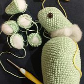 Mi proyecto del curso: Diseño y creación de amigurumi. Arts, Crafts, To, Design, Fiber Arts, DIY, Crochet, Amigurumi, and Textile Design project by Alejandra González Jaime - 05.21.2024