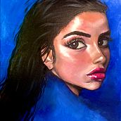 Mi proyecto del curso: Retrato expresivo al óleo: explora la técnica alla prima. Fine Arts, Painting, and Oil Painting project by priscillar2200 - 05.06.2024