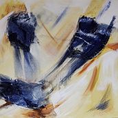 Abstraccion. Fine Arts, Music, Painting, Creativit, Acr, and lic Painting project by Daniela Souto - 06.04.2022