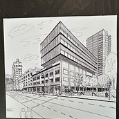 My project for course: Urban Architectural Sketching with Ink. Traditional illustration, Sketching, Drawing, Architectural Illustration & Ink Illustration project by dr_c_lang - 05.24.2024