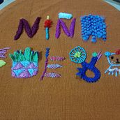 Mi proyecto del curso: Introducción al bordado en relieve. Un projet de Broderie , et Design textile de lizizacha - 24.05.2024