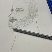 Mi proyecto del curso: Sketchbook de retrato: explora el rostro humano. Sketching, Drawing, Portrait Drawing, Artistic Drawing, and Sketchbook project by Ángela Martín Romero - 05.24.2024