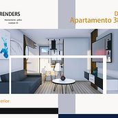 Diseño de interior apartamento de 38 m2. Architecture project by Carlos Eduardo Rojas Bonilla - 01.17.2023