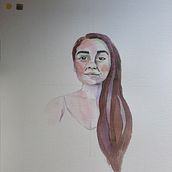 My project for course: Artistic Portrait with Watercolors. Fine Arts, Painting, Watercolor Painting, and Portrait Drawing project by fodor_veronika81 - 05.25.2024