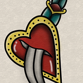 Meu projeto do curso: Design de tatuagens estilo old school no Procreate. Un proyecto de Dibujo, Ilustración digital y Diseño de tatuajes de gabrielaluciodz - 26.05.2024