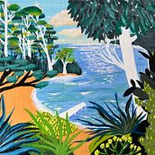 Mon projet du cours : Peinture acrylique pas à pas : créez des paysages incroyables. Traditional illustration, Painting, Acr, lic Painting, and Sketchbook project by Nathalie Bbz - 05.26.2024
