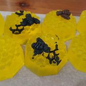 Beehive Hand soap . Design project by kvincian - 05.26.2024