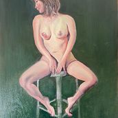 My project for course:  Realistic Figure Painting with Acrylic and Oil. Fine Arts, Realistic Drawing, Acr, lic Painting, Oil Painting, and Figure Drawing project by Louise Young - 05.26.2024