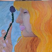PINKY. Fine Arts, Painting, and Oil Painting project by Markus oßwald - 05.26.2024