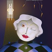 Mój projekt z kursu: Ekscentryczna sztuka portretowa 3D w Illustratorze. Traditional illustration, and Digital Illustration project by Sara Wiśniewska - 05.27.2024