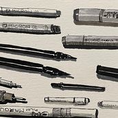 Drawing your materials. Un projet de Illustration traditionnelle de matteo71 - 27.05.2024