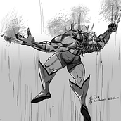 Mi proyecto del curso: Ilustración para cómics: anatomía de un superhéroe. Un proyecto de Ilustración tradicional, Diseño de personajes, Cómic, Dibujo a lápiz y Dibujo anatómico de Ángel Ruíz Mosqueda - 20.05.2024
