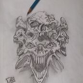 Mi proyecto del curso: Mi proyecto del curso. Tattoo Design, Design, and Traditional illustration project by stephenobando - 05.23.2024